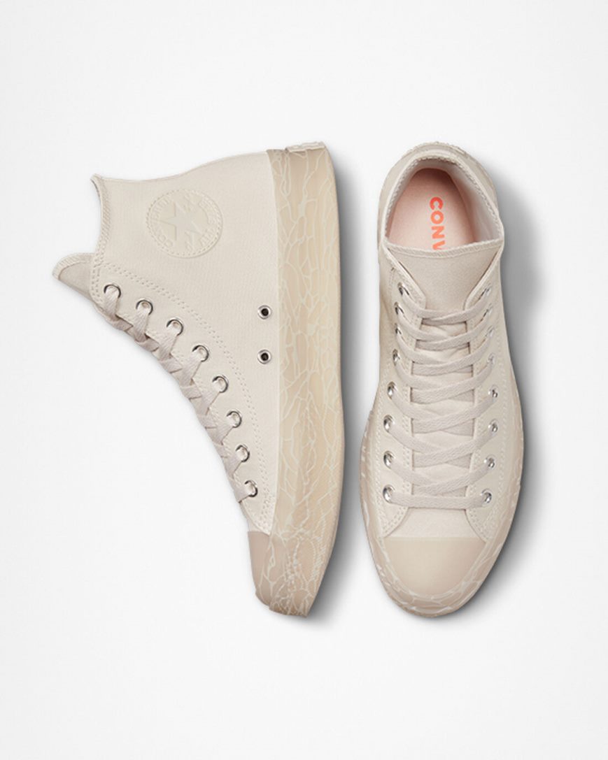 Tenisi Inalti Dama Converse Chuck Taylor All Star CX Tonal Bark Bej | RO DLGQF763